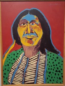 Scholder indian portrait