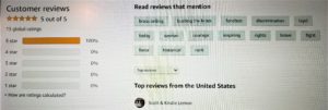 Amazon book reviews