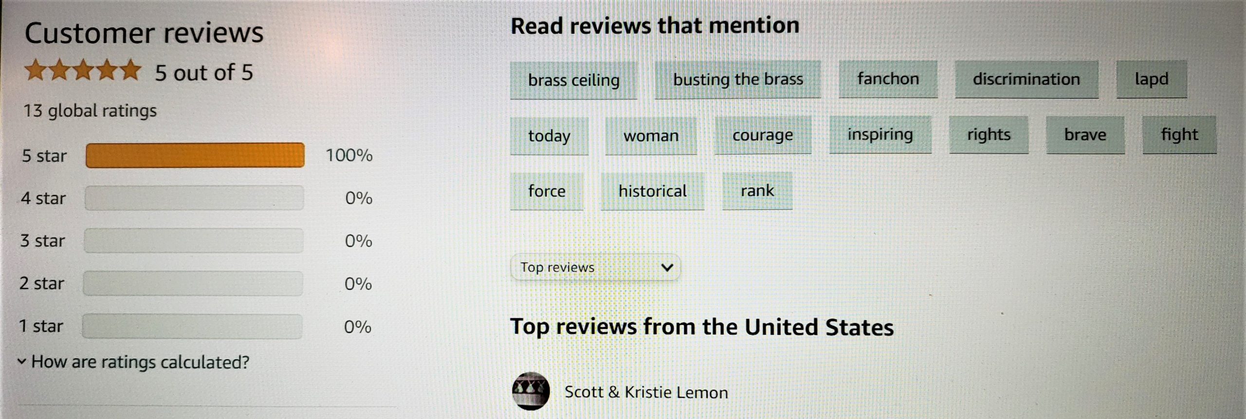 Amazon book reviews